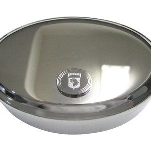 Oval Airborne Design Oval Trinket Jewelry Box